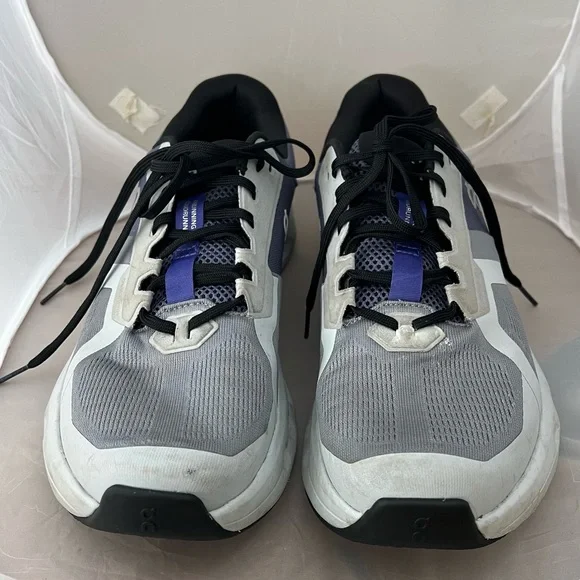 On Running Cloudrunner 2 in Gray with Purple & Black Detail Men’s 11 - Picture 1 of 8